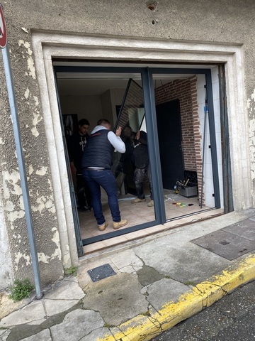changement de menuiseries du rez de chaussé à Castelnaudary